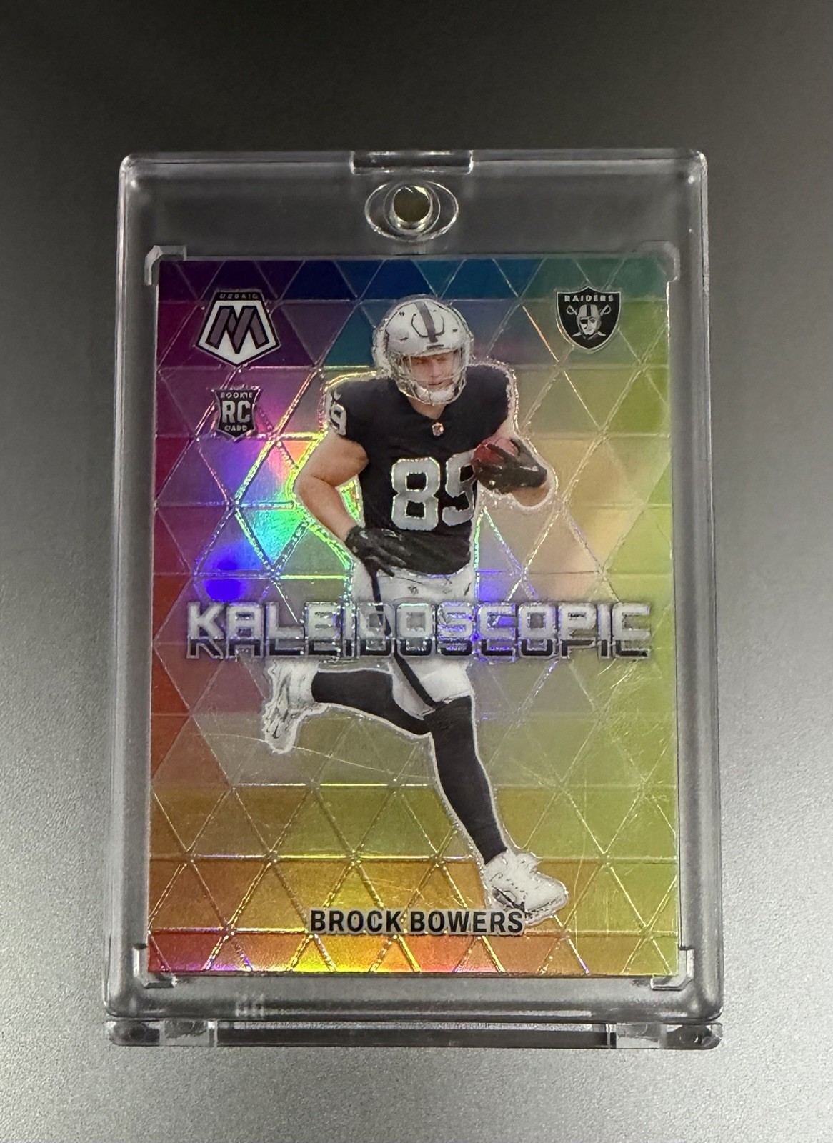 2024 Panini Mosaic - #23 - Brock Bowers - Kaleidoscopic (RC)