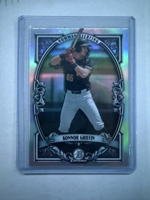 2026 Bowman Sterling Chrome Konnor Griffin #BST-J Piractes RC Rookie Card Silver
