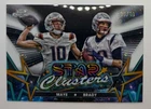 2024 Topps Cosmic Chrome Star Clusters Tom Brady, Drake Maye (RC) Black /10