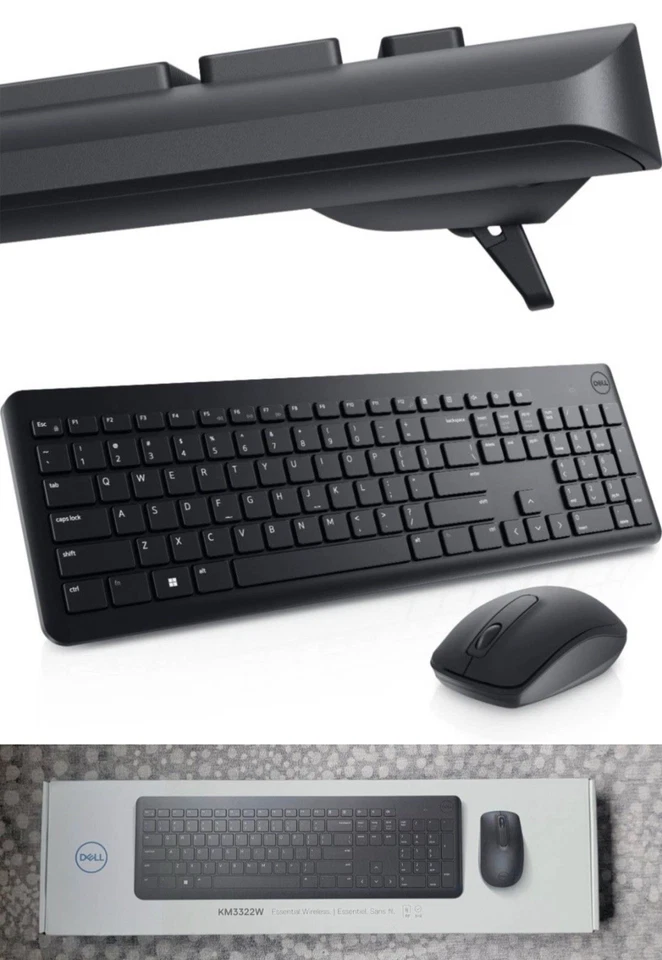 Dell KM5221W Wireless Combo Keyboard & Mouse - Image 3 of 3
