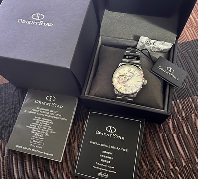 ORIENTSTAR RE-AT0003S Sapphire Crystal Open Heart Automatic Men's Watch New