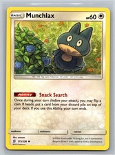 Munchlax 173/236 Unified Minds Pokemon Card Colorless Basic Snack Search Ability