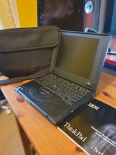 ==Ultra Rare == Vintage IBM ThinkPad i Series 1400 Type 2611 Windows 98 + Bag