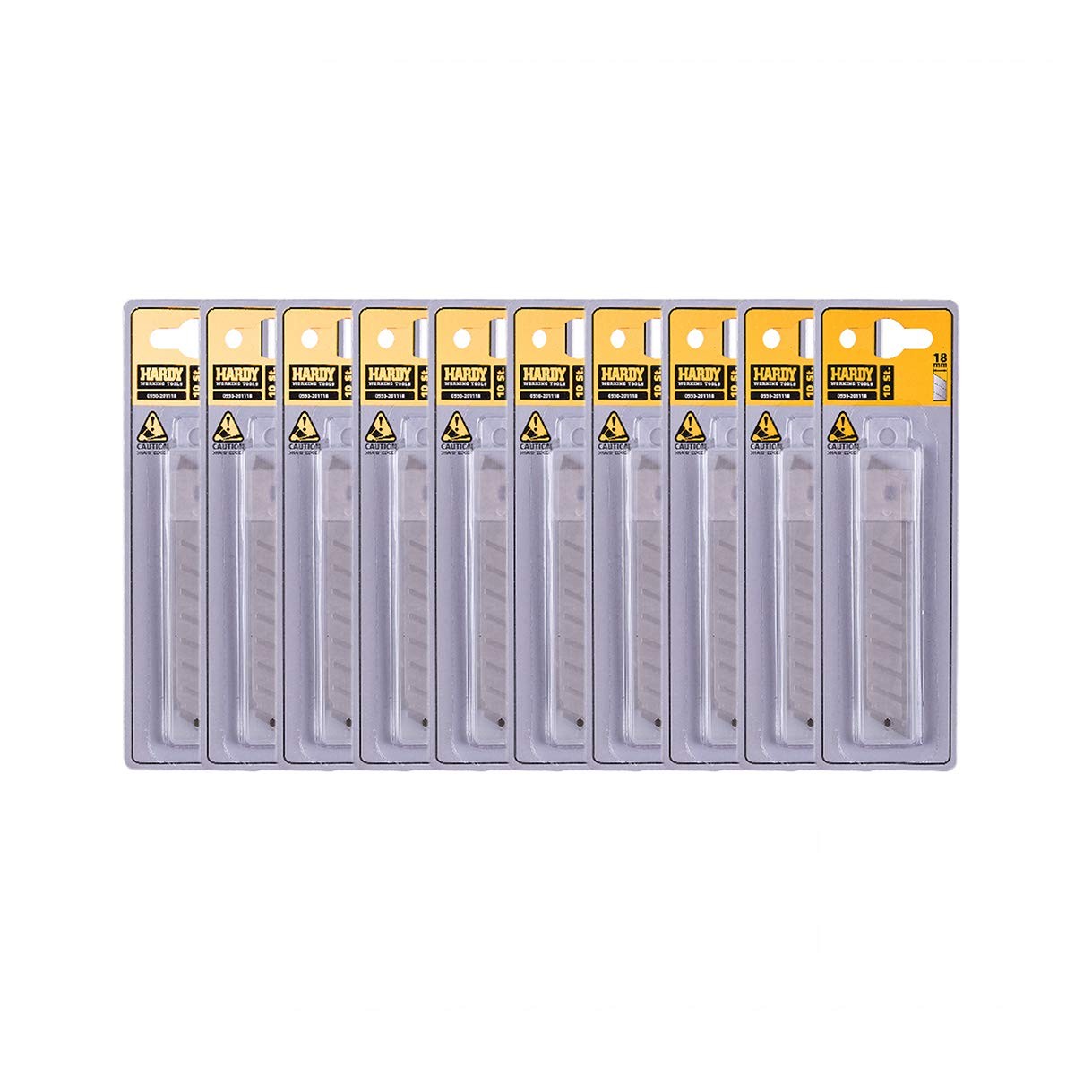 HARDY WORKING TOOLS 100 Pièces Couteaux Lames De Coupe, Lames D’abattage nbn1