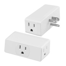 Multi Plug Wall Outlet Extender 2 Pack 3-PLUG Splitter