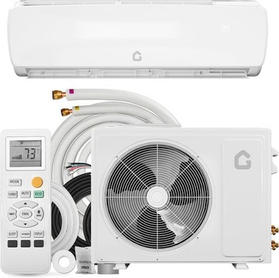 9000 BTU Ductless Mini Split Air Conditioner and Heat Pump Kits 19 SEER 230V