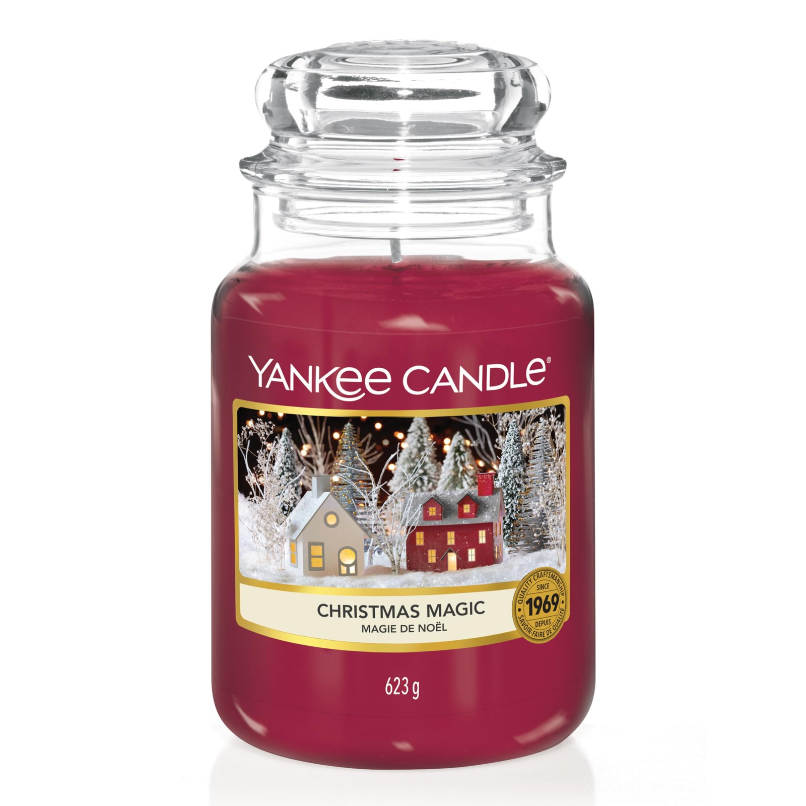YANKEE CANDLE Scented Candle Christmas Magic Large Jar Candle Long Burning Candl