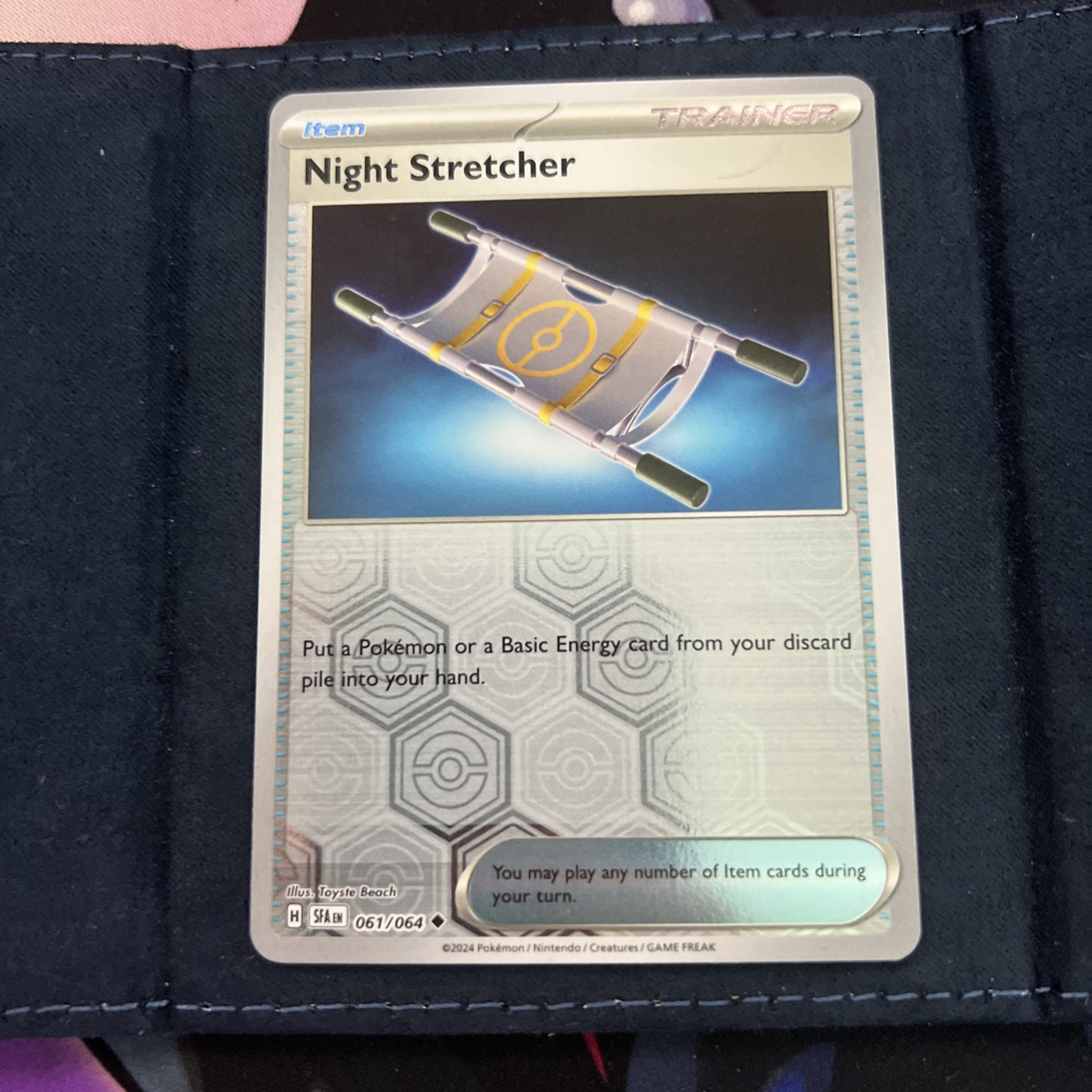 Pokemon Night Stretcher SV: Shrouded Fable 061/064 Near Mint NM Reverse Holo