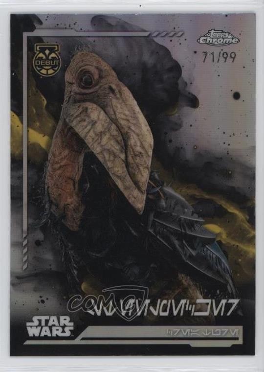 2024 Topps Chrome Star Wars Aurebesh Variations 71/99 Steelpecker #AV-94 1i3m