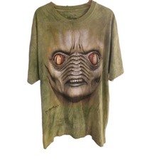 The Mountain T-Shirt Men's 2XL Distortions Unlimited Green Alien Sea Monster