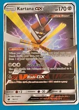 Pokemon TGC Kartana GX 70/111 Crimson Invasion Pokémon Ultra Rare Holo Foil LP