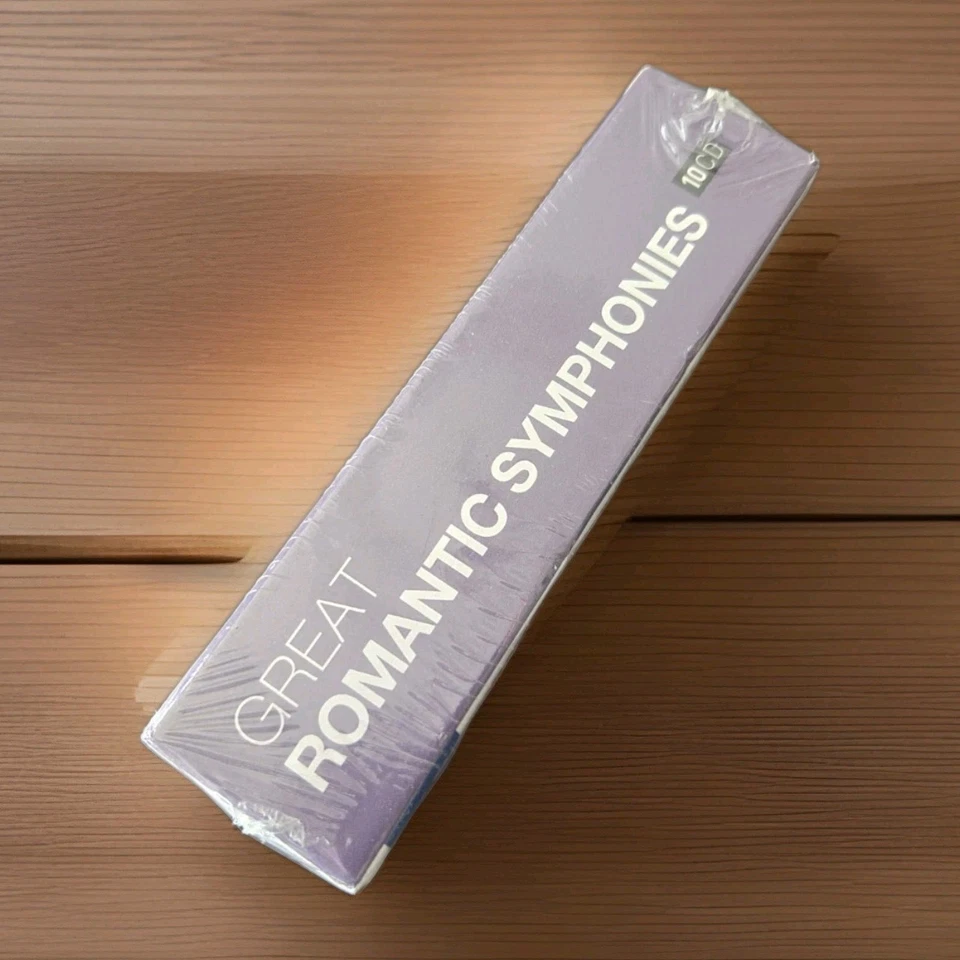 Naxos GREAT ROMANTIC SYMPHONIES 10-CD Set NEW SEALED Schubert Brahms Berlioz (M) - Image 4 of 4