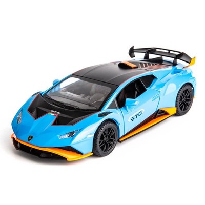 WAKAKAC Model Car 1/24 Scale Compatible for Lamborghini Huracan STO Die-cast Toy
