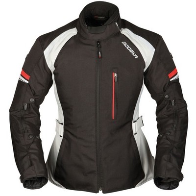 Modeka Violetta Lady Textiljacke Damen schwarz/hellgrau Tourenjacke wasserdicht