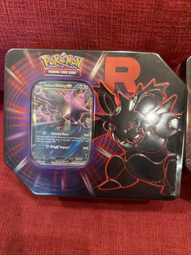 Two Pokemon Team Rocket MewTwo Tin New Sealed Destined Rivals FACTORY SEALED - Picture 2 of 9