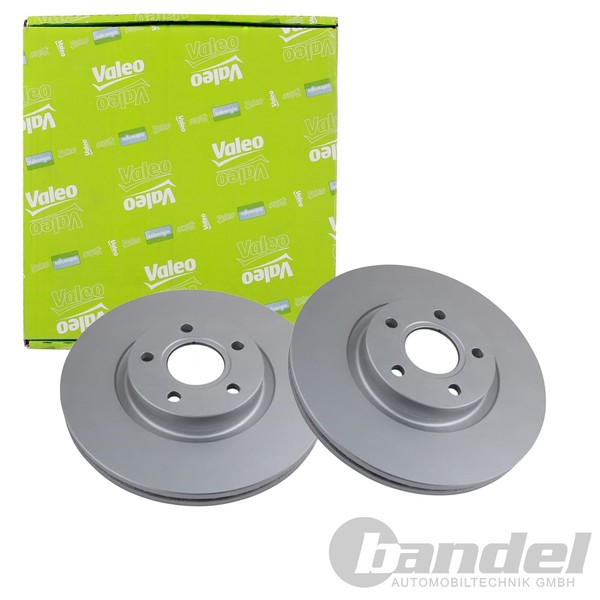 2X Valeo Bremsscheiben 300Mm BelÜFtet Vorne Passend FÜR Ford C-MAX Focus Grand-image
