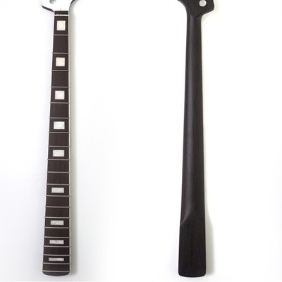 4 String Bass Neck 20 Frets Chicken Wing Wood Matte 34  Scale Length