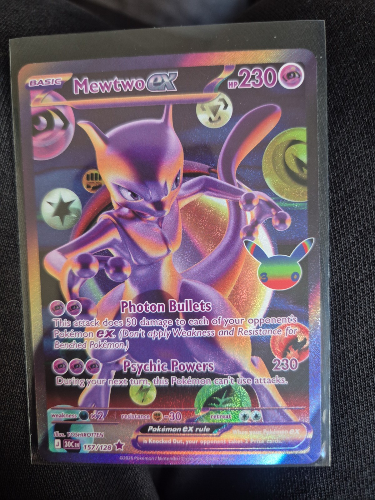Mewtwo Ex 157/128 30th Celebration