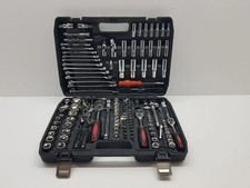 Professional 216 PCS Socket Set 1/2" 3/8" 1/4" Ratchet Spanners Large Tool-Kit .