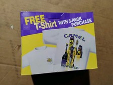 Vintage New Old Stock 1994 Camel Smokin' Joe's Racing Promo T-Shirt Read XL