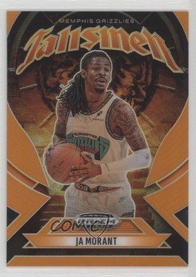 2024-25 Panini Prizm Black Talismen Orange Prizm 35/49 Ja Morant #3 1b7p