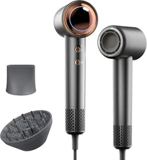 NEW Tideway Hair Dryer High-Speed Ionic 110K RPM Adj Temp Plasma H11 BLACK