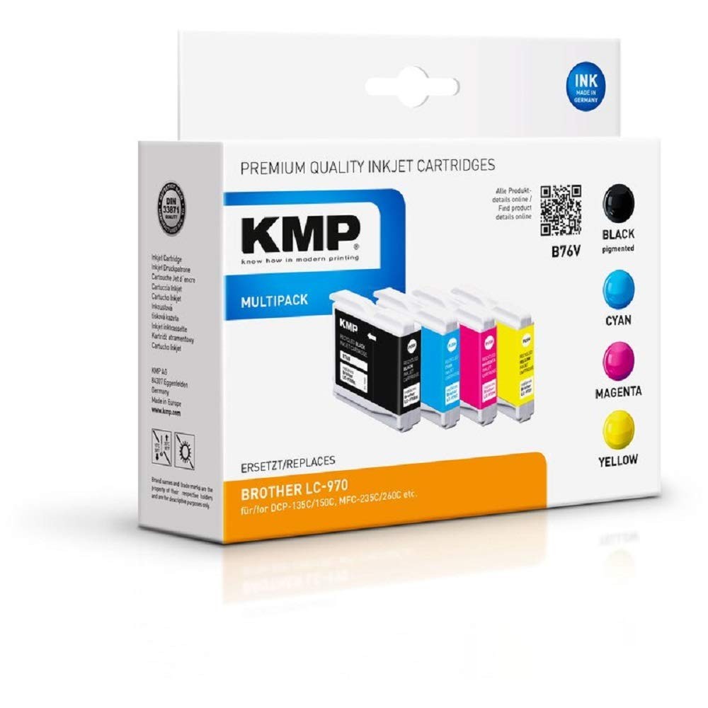 KMP Ink B76V Multipack Brother LC970VALBP B13V 8190₽