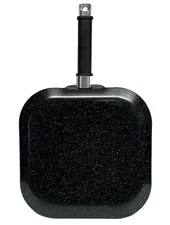 Heavy Gauge Aluminum Nonstick Square Single Griddle Pan 11''x11'' Frying Pan ...