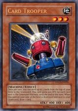 Card Trooper - DP03-EN009 - Ultra Rare - 1st Edition - Damaged