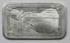1973 Father's Day Fishing Mother Lode Mint 1 oz .999 Fine Silver Art Bar
