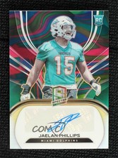 2021 Panini Spectra Rookie Auto Marble Prizm 3/4 Jaelan Phillips #258 Auto 12wc