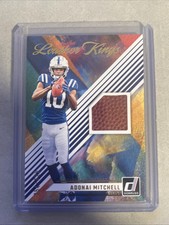 2024 Panini Donruss Adonai Mitchell Leather Kings Patch #254/425 Rookie
