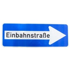 ORIGINAL RA2 Verkehrsschild 220-20 Einbahnstra&szlig;e rechtsweisend Verkehrszeichen