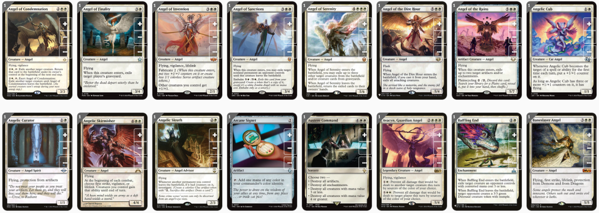 mtg giada commander deck Giada, Font of Hope COMMANDER DECK Angel Tribal Flying MTG Custom EDH —  Gray Gauntlet Games main image 0