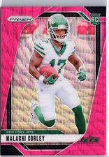 2024 Panini Prizm - Malachi Corley #369 Pink Wave Prizm (RC)