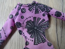 Vintage Mode Fashion für Barbie Sassy Doll Kleid Mattel wie abgebildet (20893)