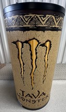 Rare Monster Energy Java Retail Cooler Wheeled Plastic Lid Drain New