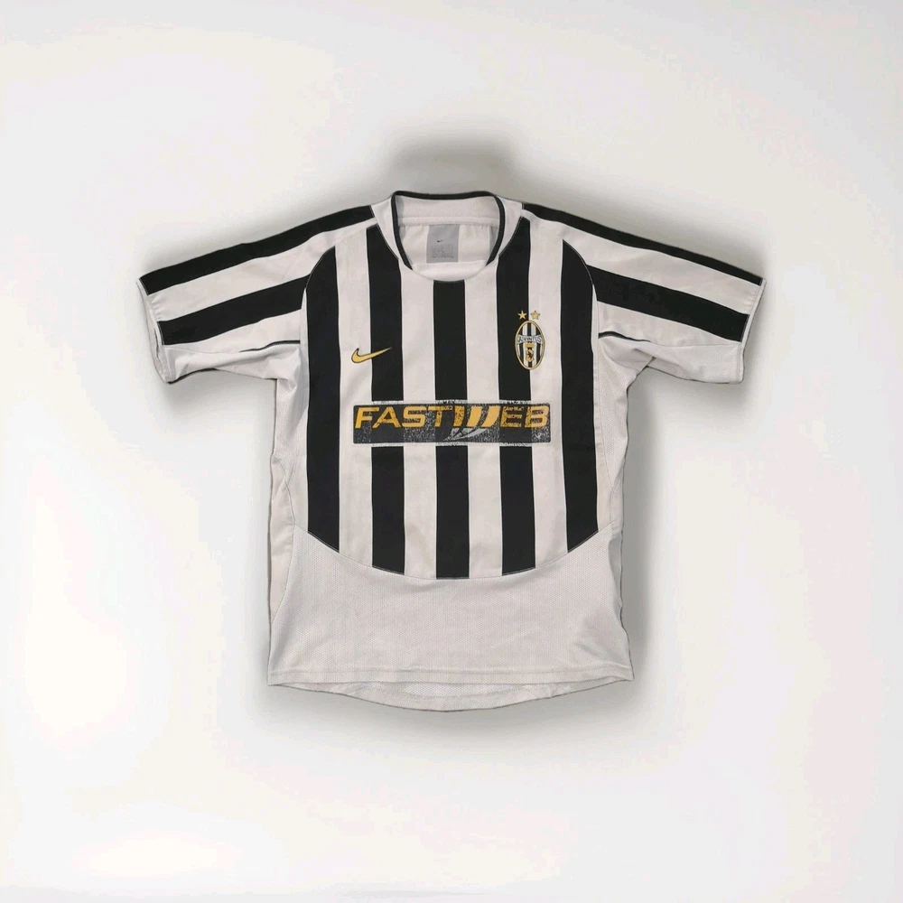 Juventus Turin Retro Trikot Größe: XS Vintage 2003/04 Home Fußball Streatwear