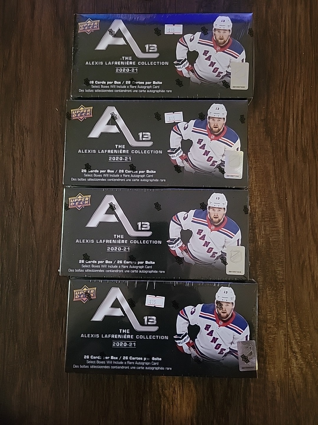 2020-21 Upper Deck Alexis Lafreniere Collection X4 Lot Sealed Boxes Hockey SC