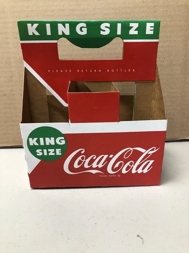CocaCola King Size Cardboard Carrier Vintage