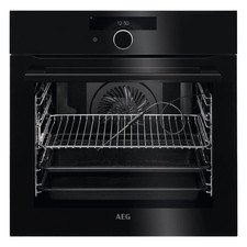 AEG BPK948330B Premium Built In Single Pyrolytic Electric Oven in Black U57594