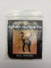 Mill Hill Autumn Harvest Pin Moon Kitty Bead Kit