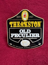 Beer Pump Clip Badge for Theakston Old Peculier, Masham, Yorkshire, Peculiar