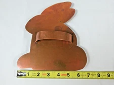 9” Large Michael Bonne made it  Bunny Rabbit Copper Cookie Cutter