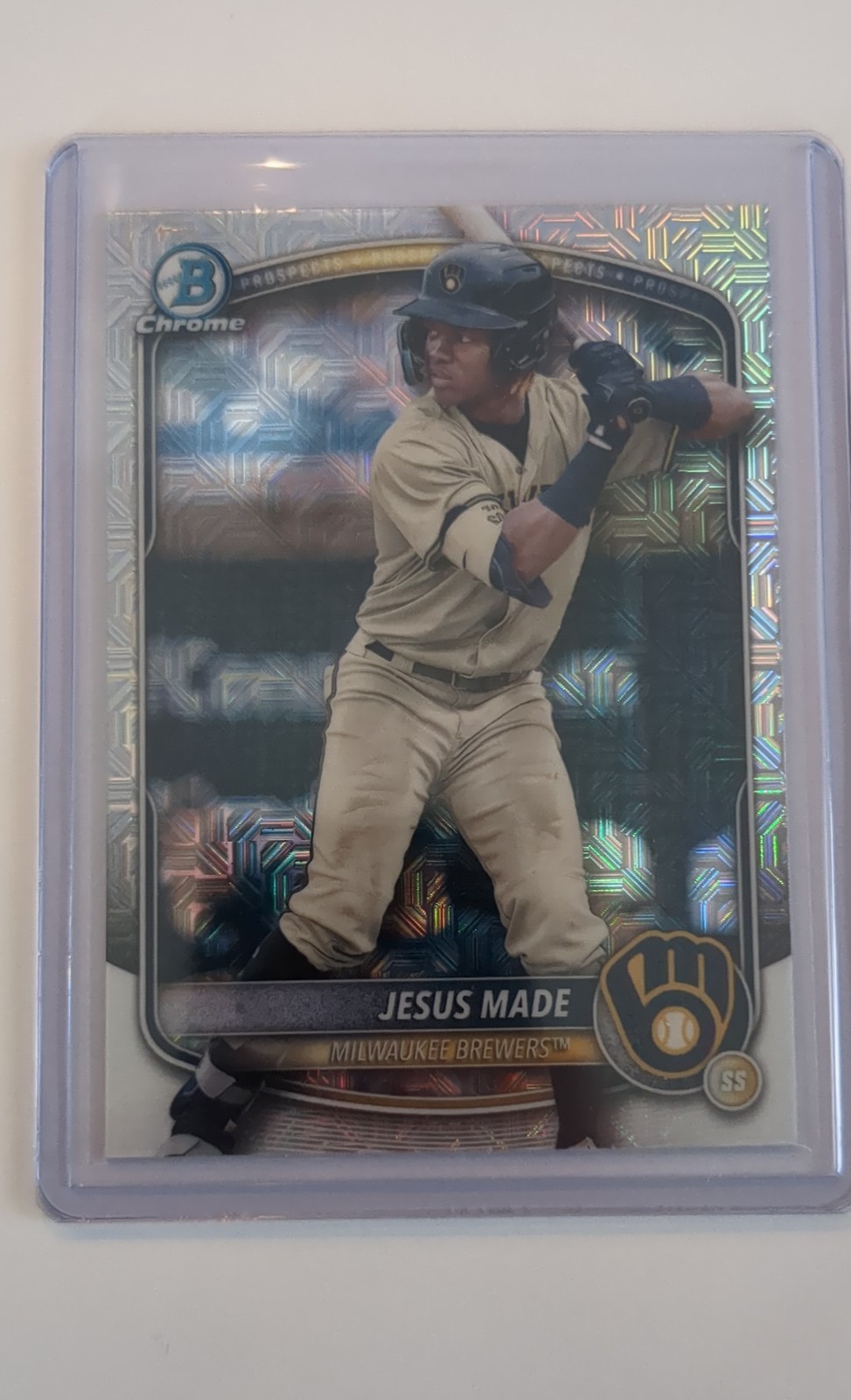 2025 Bowman - Chrome Prospects Jesus Made #BCP-245 Mojo Refractor (RC)
