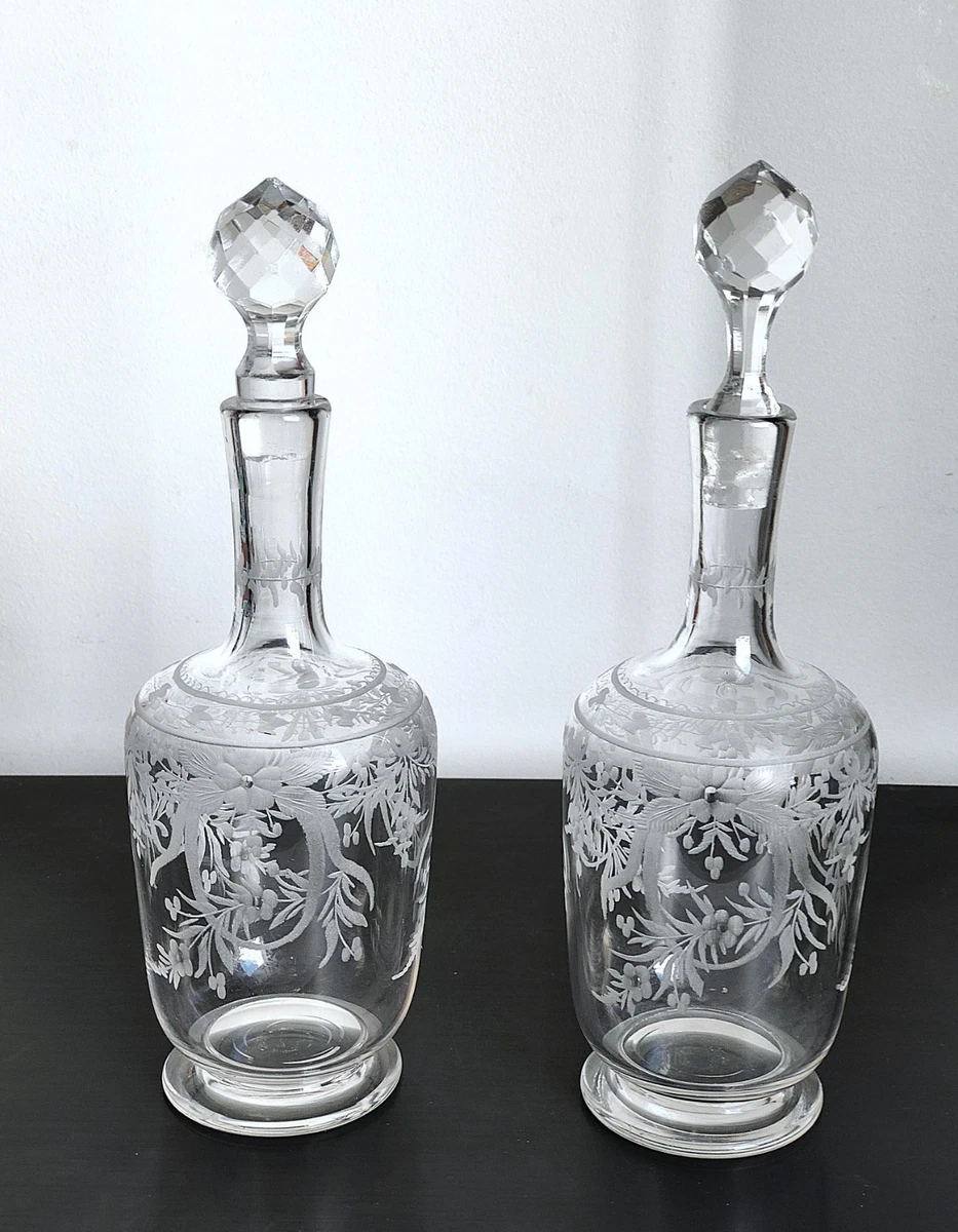 Carafe En Cristal Massif ICHENDORF – Design Années 70 – Transparent – Occasion