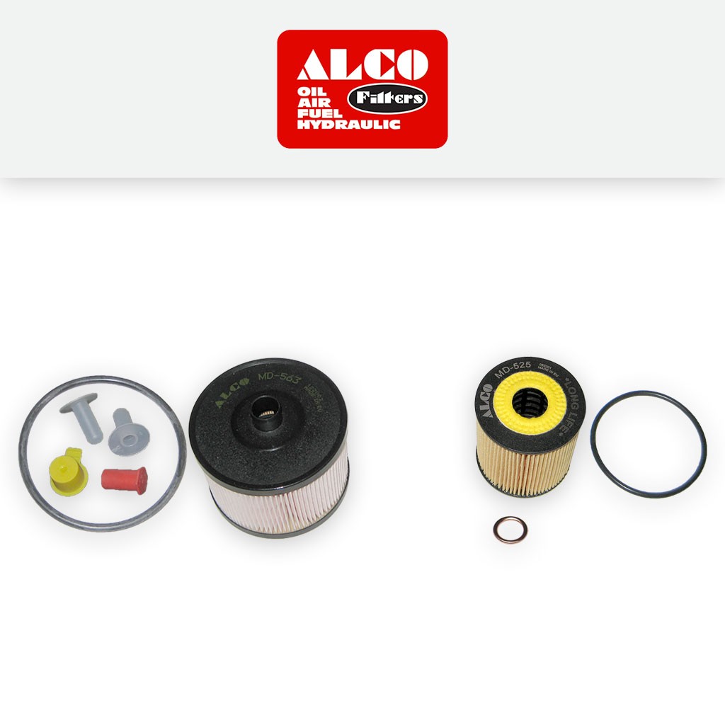 SERVICE KIT for FORD KUGA 2.0 TDCI ALCO OIL FUEL FILTERS (2008-2010)
