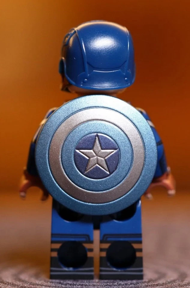 Custom lego Marvel Lifebrick Stealth Suit Captain America Minifigure - Image 3 of 4