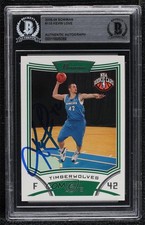BAS 2008-09 Bowman Draft Picks & Stars Rookie Kevin Love #115 BGS Authentic ow6