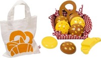 Kaufladen Miniaturen BröTchen, Mit Baumwollbeutel Und Korb, Korb 14 X 14 X 5 ...